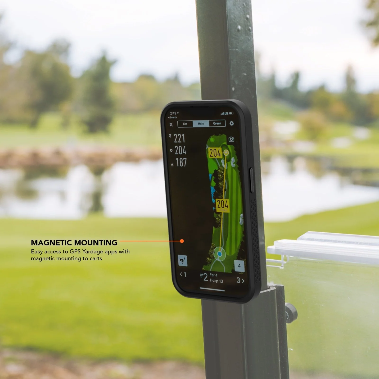 iPhone 15 Pro Max | Eagle 3™ Magnetic Golf Clear Phone Case - Image 5